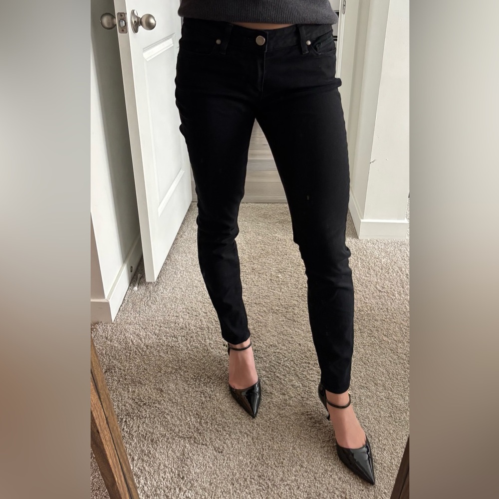 Paige verdugo ultra skinny jeans - black